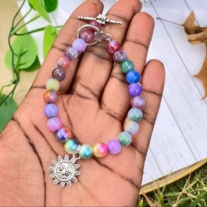 Natural healing beaded chakra bracelet